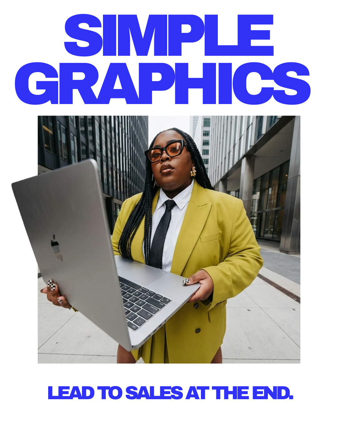 Example marketing graphic with bold typography and clear hierarchy